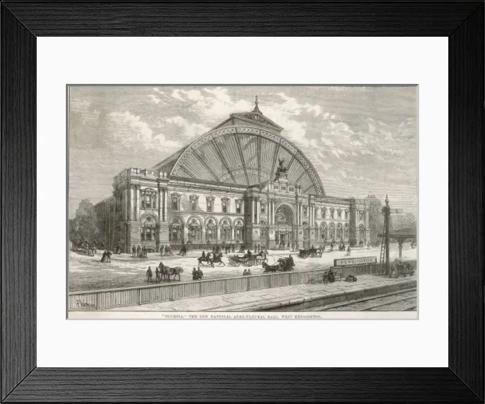 Framed Print : Kensington Olympia 1886