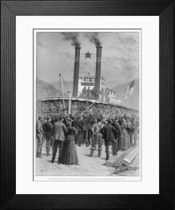 Framed Print : First Shipload of Gold Framed Print : First Shipload of Gold