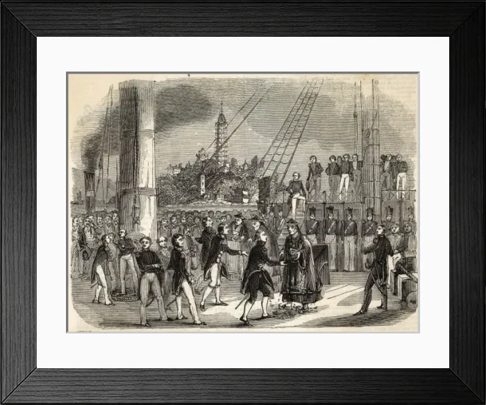Framed Print : Opium Wars / Nanking 1842 Framed Print : Opium Wars / Nanking 1842