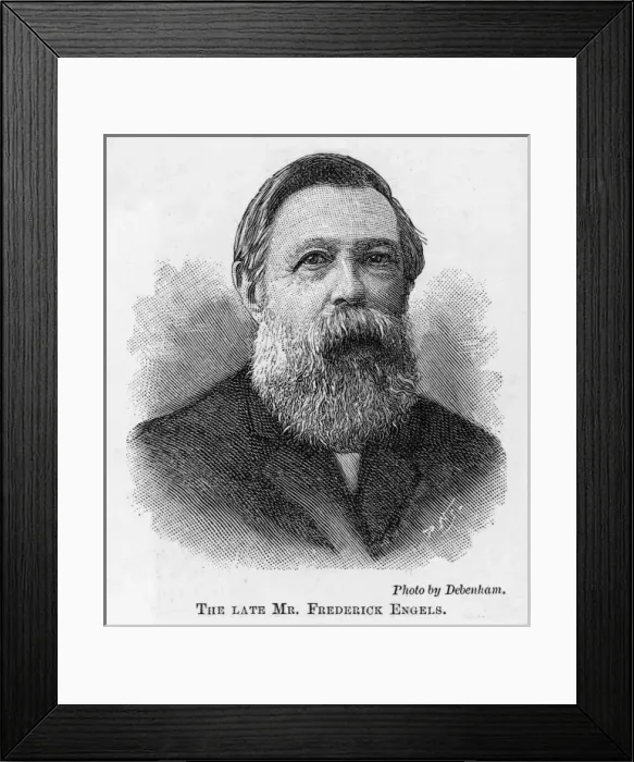 Framed Print : Friedrich Engels Framed Print : Friedrich Engels