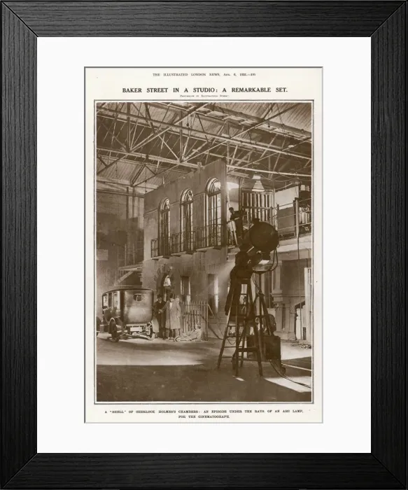 Framed Print : Sherlock Holmes 1921 Framed Print : Sherlock Holmes 1921