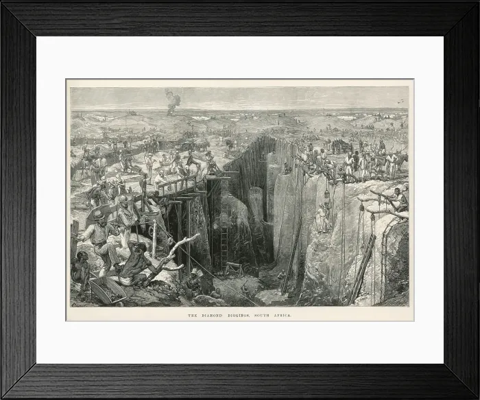 Framed Print : Industry / Precious Stones Framed Print : Industry / Precious Stones