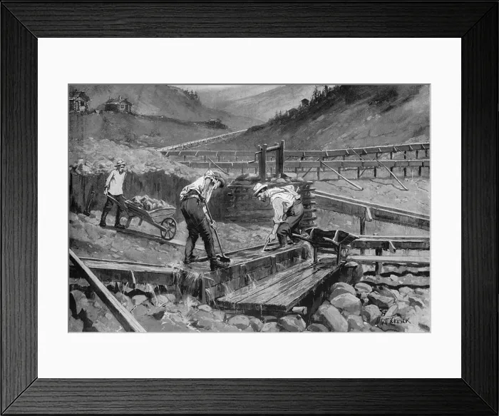 Framed Print : Klondike Gold Rush Framed Print : Klondike Gold Rush