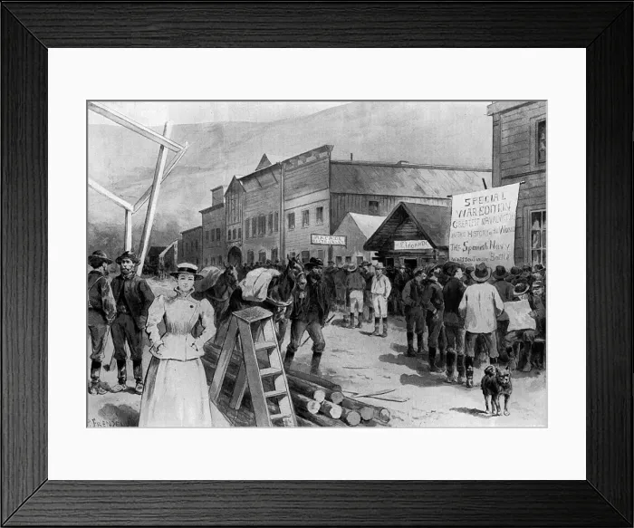 Framed Print : Klondike Gold Rush Framed Print : Klondike Gold Rush