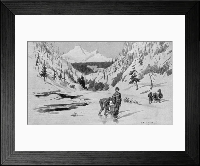 Framed Print : Klondike Gold Rush Framed Print : Klondike Gold Rush