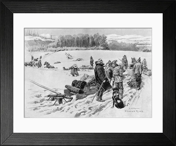 Framed Print : Klondike Gold Rush Framed Print : Klondike Gold Rush
