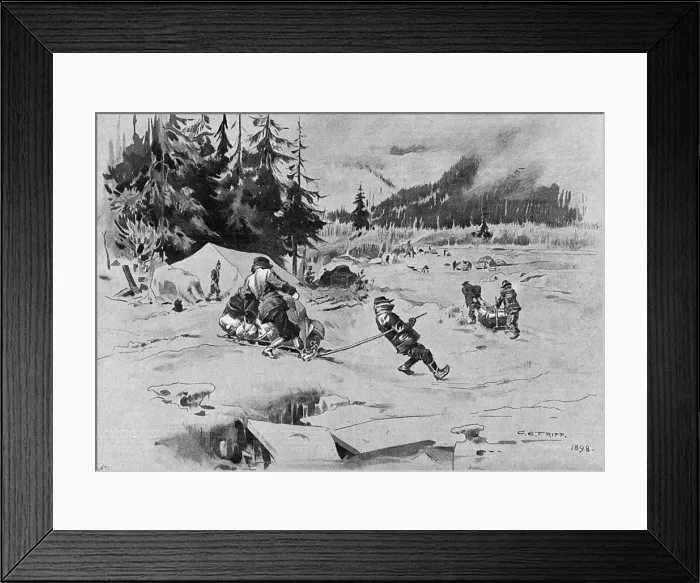 Framed Print : Klondike Gold Rush Framed Print : Klondike Gold Rush