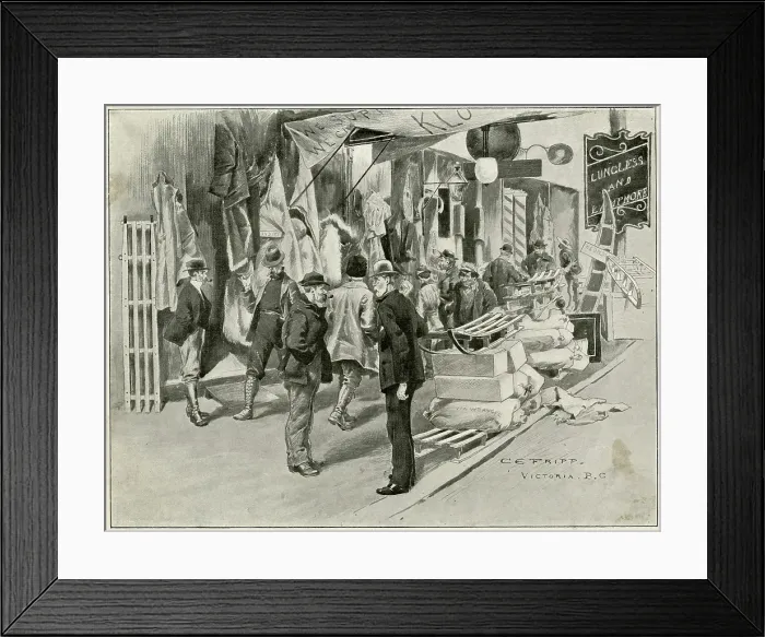 Framed Print : KLONDIKE GOLD RUSH Framed Print : KLONDIKE GOLD RUSH