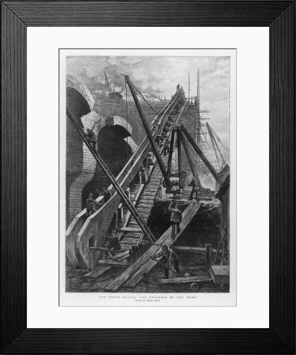 Framed Print : Tower Bridge Built 1892