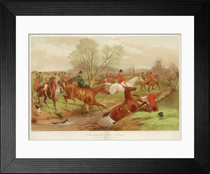 Framed Print : Hunting / Fox / The Chase Framed Print : Hunting / Fox / The Chase