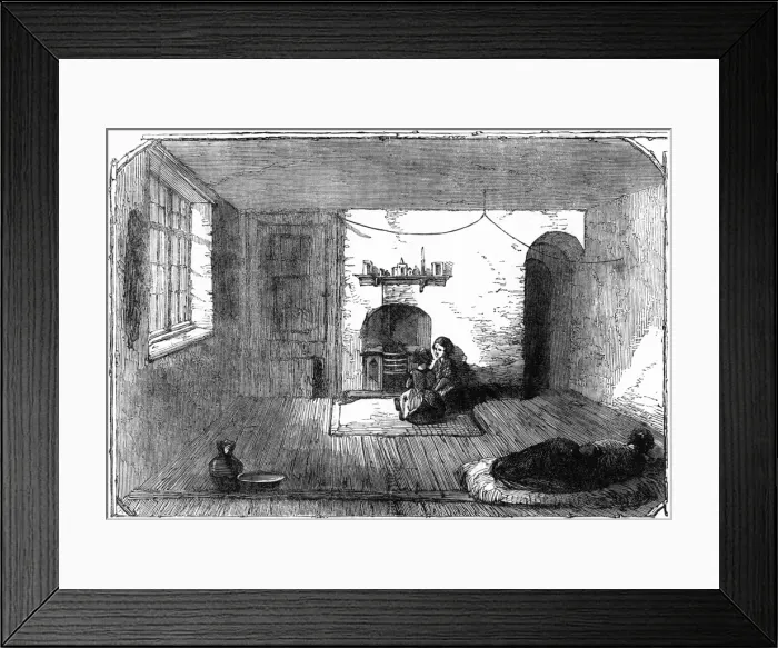 Framed Print : Manchester Slum Framed Print : Manchester Slum