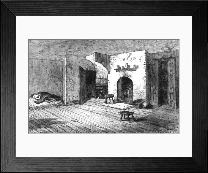 Framed Print : Manchester Slum