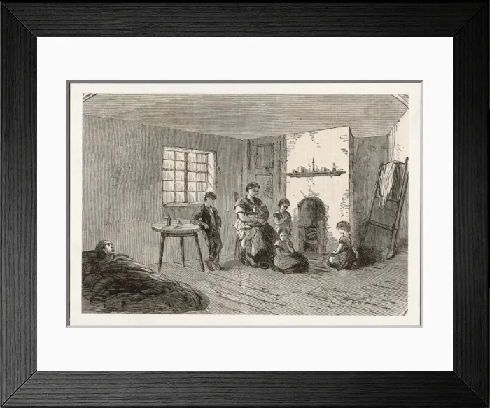Framed Print : Manchester Slum Framed Print : Manchester Slum