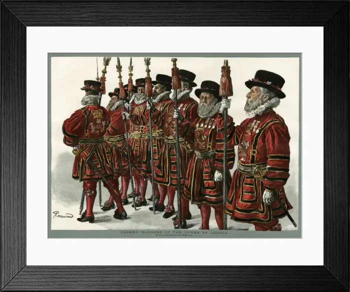 Framed Print : Yeomen of the Guard 1888 Framed Print : Yeomen of the Guard 1888