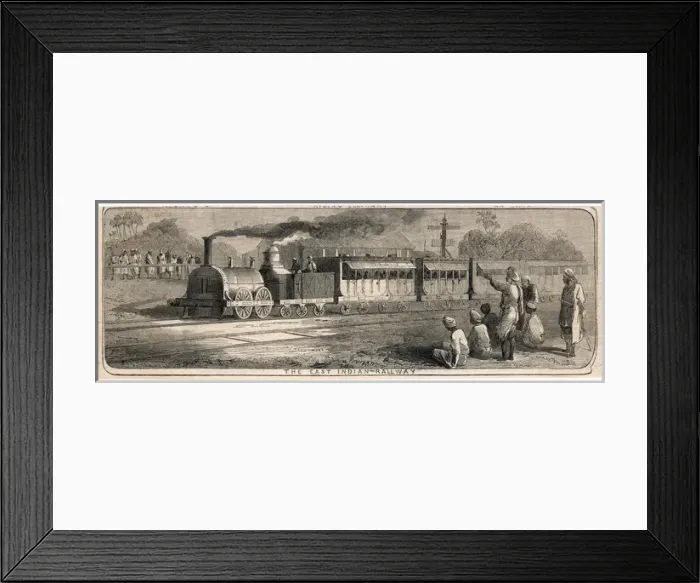 Framed Print : East India Railway Framed Print : East India Railway