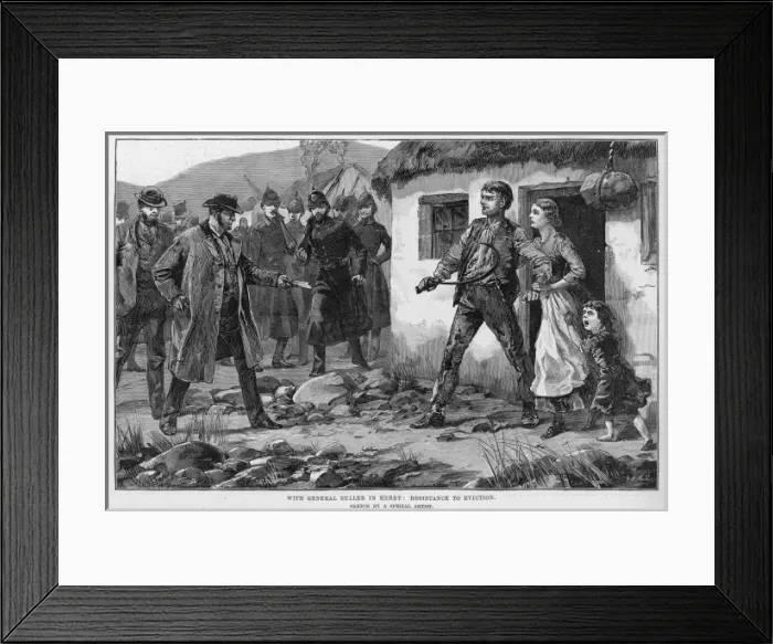 Framed Print : Events / Ireland / Evictions Framed Print : Events / Ireland / Evictions