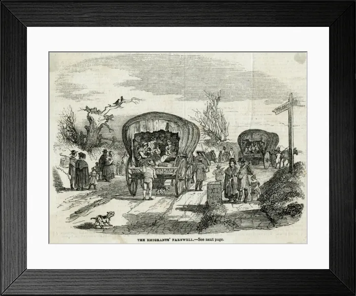Framed Print : Leaving Irish Village Framed Print : Leaving Irish Village