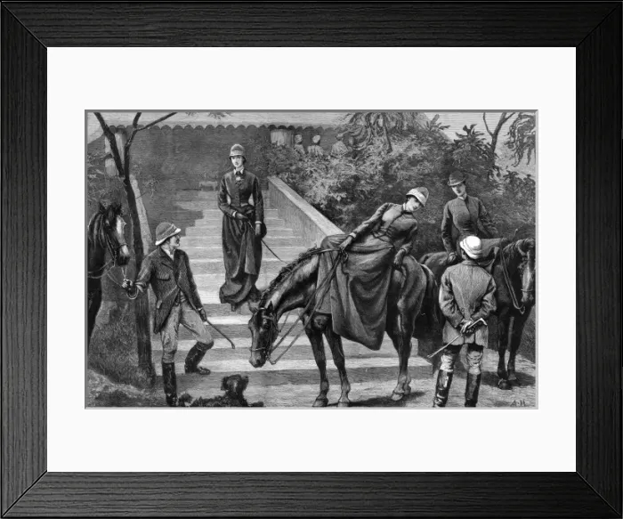Framed Print : British / India / Early Ride Framed Print : British / India / Early Ride