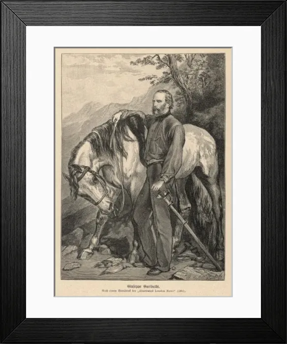 Framed Print : Garibaldi / Iln 1861 Framed Print : Garibaldi / Iln 1861
