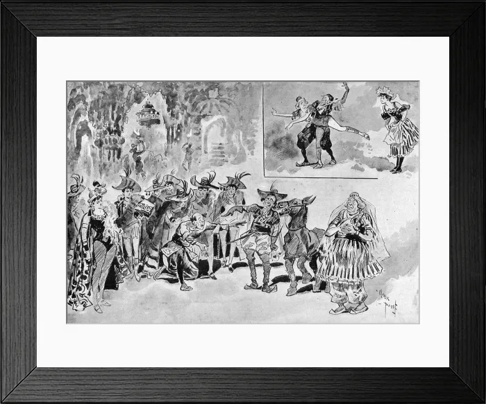 Framed Print : PANTOMIME  /  FORTY THIEVES