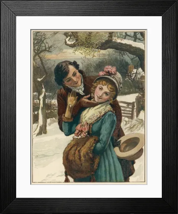 Framed Print : Mistletoe Branch Framed Print : Mistletoe Branch