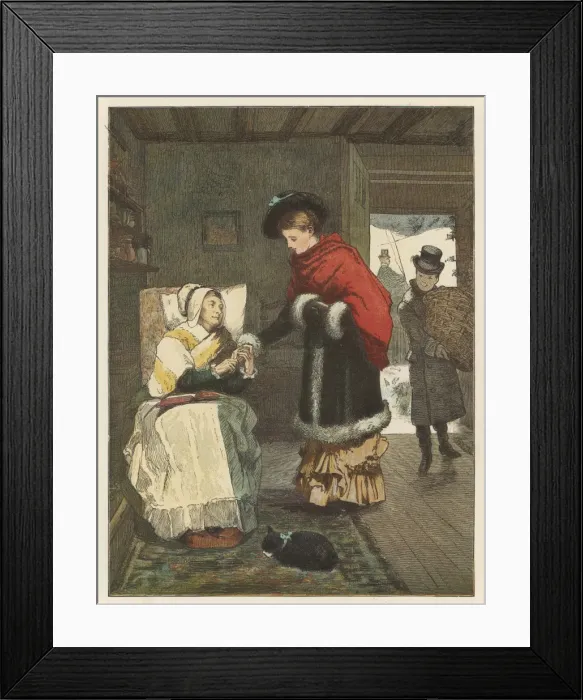 Framed Print : Gifts for Old Cottager Framed Print : Gifts for Old Cottager