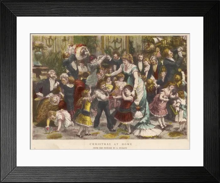 Framed Print : Family Gathering