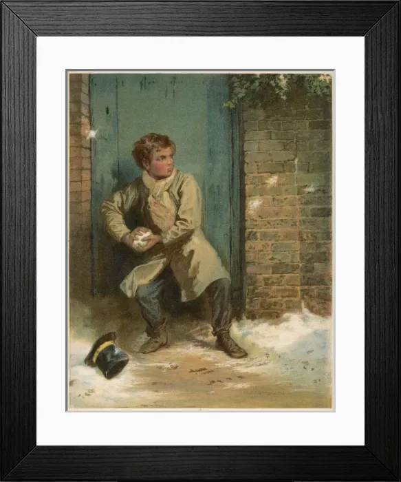 Framed Print : Servant Snowballed Framed Print : Servant Snowballed