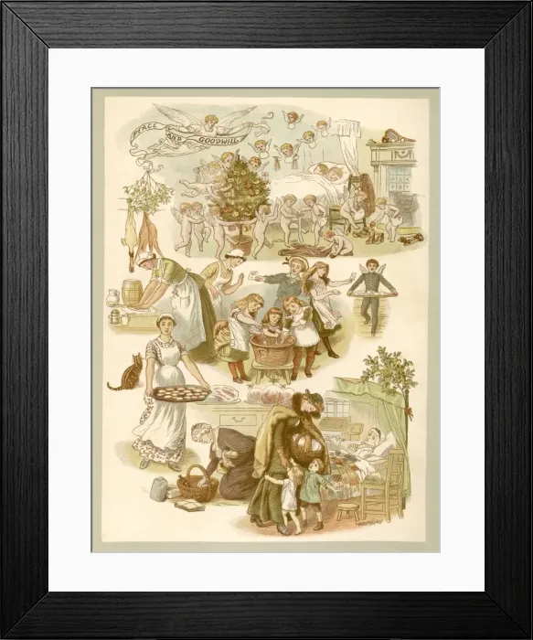 Framed Print : CHRISTMAS. Christmas ! Christmas ! Christmas