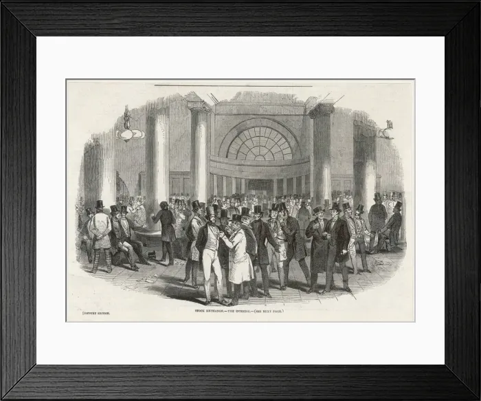 Framed Print : London Stock Exchange