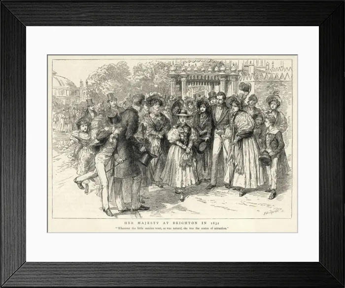 Framed Print : Victoria at Brighton
