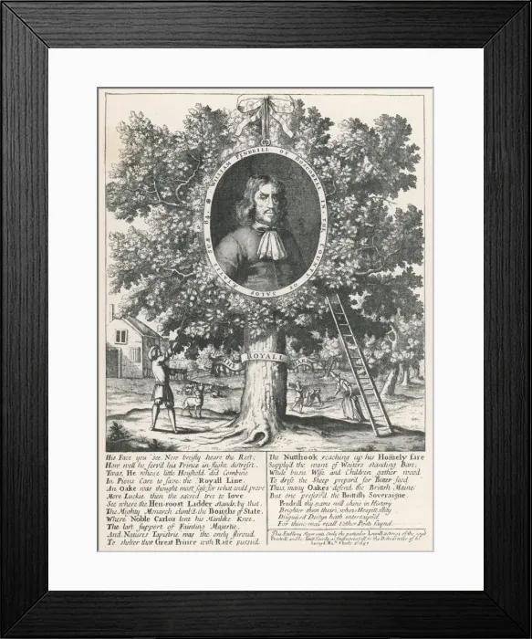 Framed Print : William Pendrill & the Boscobel Oak Framed Print : William Pendrill & the Boscobel Oak