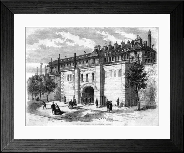 Framed Print : Mazas prison, Paris