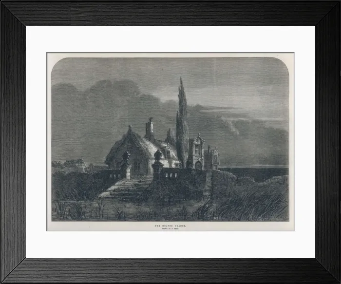 Framed Print : The Moated Grange Framed Print : The Moated Grange