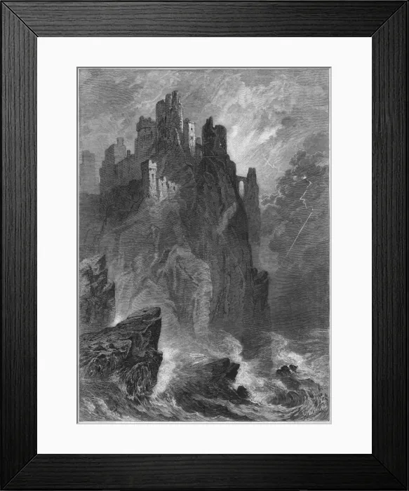 Framed Print : Ruined Castle