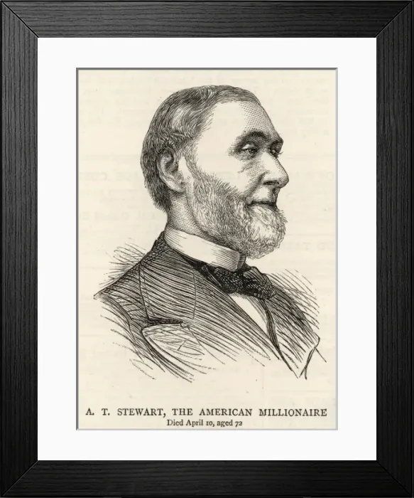 Framed Print : Alexander Turney Stewart