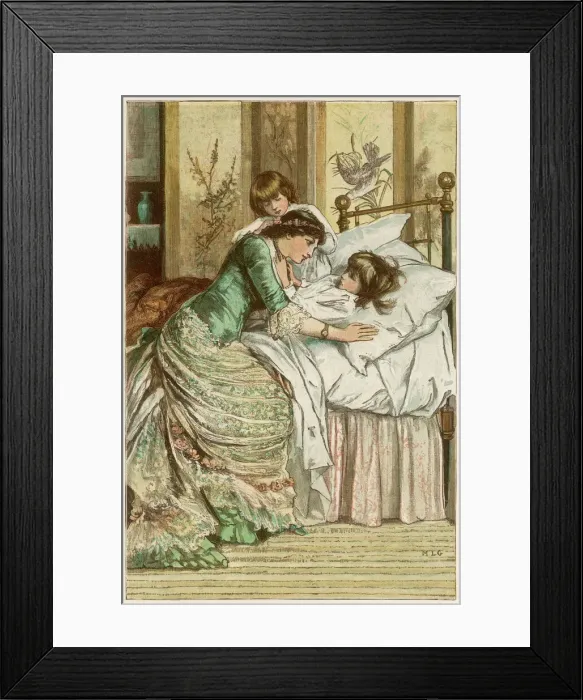 Framed Print : Auntie Says Goodnight 2 of 2