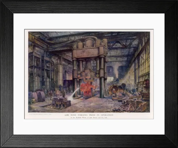 Framed Print : Forging Press Framed Print : Forging Press