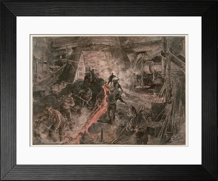Framed Print : Birmingham Ironworks Framed Print : Birmingham Ironworks