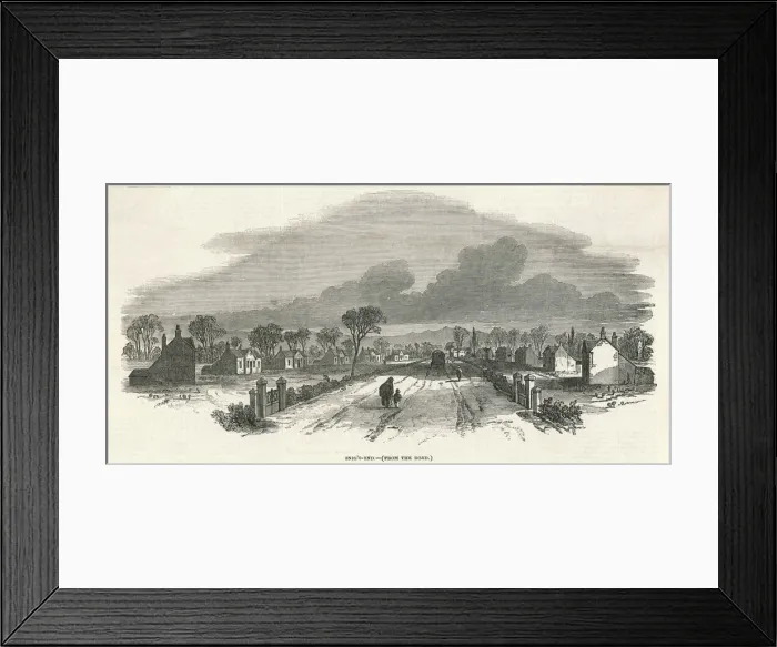 Framed Print : Chartist Housing Estate Framed Print : Chartist Housing Estate