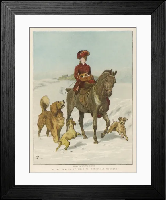 Framed Print : Christmas Charity Framed Print : Christmas Charity