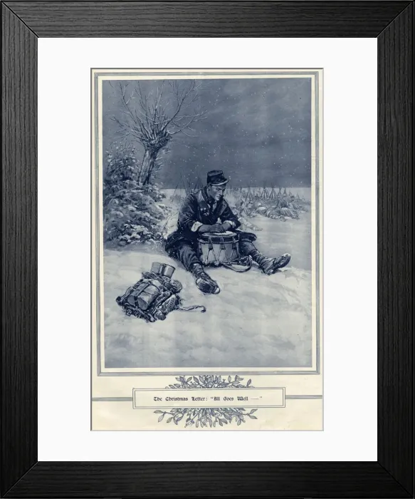 Framed Print : SOLDIER WRITES HOME Framed Print : SOLDIER WRITES HOME