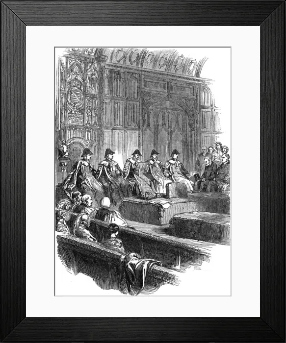 Framed Print : Parliament / Opening / 1847 Framed Print : Parliament / Opening / 1847