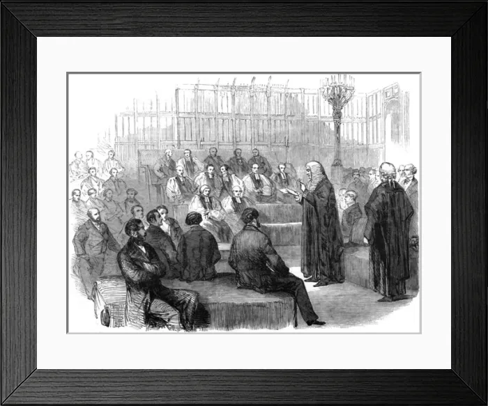 Framed Print : House of Lords, 1854 Framed Print : House of Lords, 1854