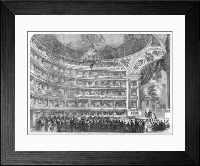 Framed Print : Covent Garden, Italian Op Framed Print : Covent Garden, Italian Op