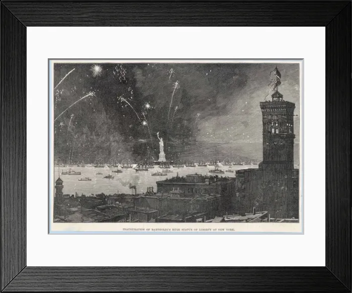 Framed Print : New York / Statue Inaugura Framed Print : New York / Statue Inaugura