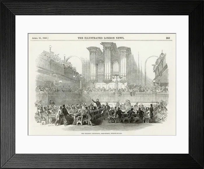 Framed Print : Chartist Convention Framed Print : Chartist Convention