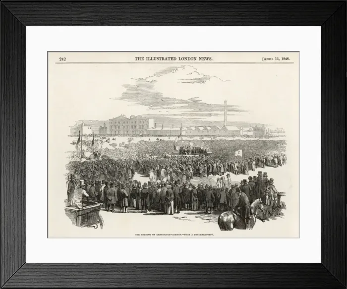 Framed Print : Chartist Meeting Framed Print : Chartist Meeting