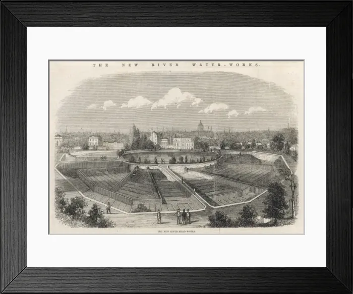 Framed Print : New River Water Works Framed Print : New River Water Works