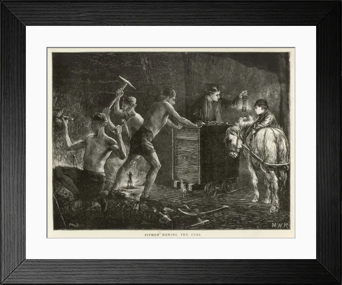 Framed Print : Coal / Durham Pit Pony Framed Print : Coal / Durham Pit Pony